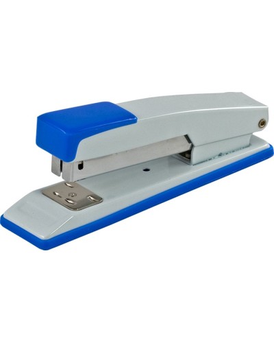 Степлер металевий до 25 аркушів під скобу № 24,26 сірий подовжений, ТМ Buromax