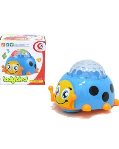 Сонечко музичне зі світлом, на батарейці, у коробці 12,5х10х12,5 см