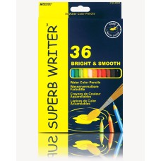 Олівці «Superb Writer» акварельні на 36 кольорів, ТМ Marco