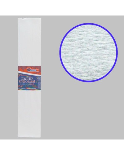 Гофро-папір 110 % 50х200 см 20 г/м2, білий, TM J.Otten