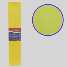 Гофро-папір 110 % 50х200 см 20 гр/м2 жовтий, TM J.Otten