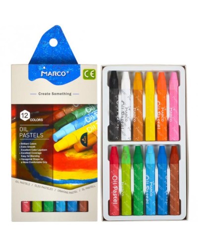 Пастель «Create Something» масляна на 12 кольорів, ТМ Marco