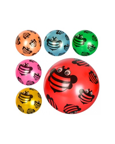 М'яч дитячий «Бджола» 23 см вагою 60-65 г., в асортименті