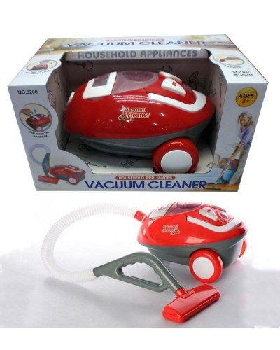 Пилосос на батарейці, світло, звук, коробка 33х19х21 см