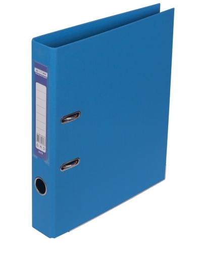 Папка-реєстратор «ELITE» А4 двостороння збірна 50 мм, PP, світло-синя, ТМ Buromax