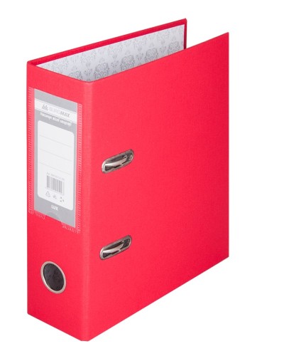 Папка-реєстратор А5 одностороння збірна 70 мм PP червона, ТМ Buromax