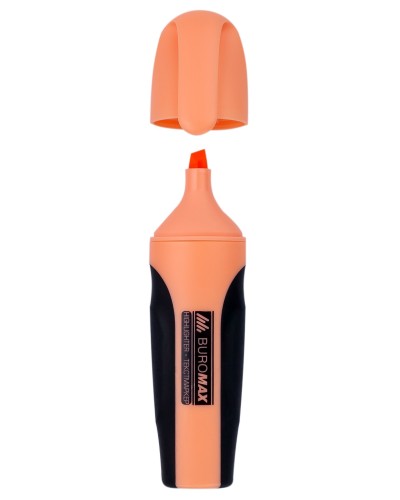 Маркер текстовий пастельний персиковий, ТМ Buromax