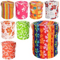 Кошик для іграшок, діаметр 45 см, висота 48 см, кришка-блискавка, в асортименті, в пакеті 45х45х2 см