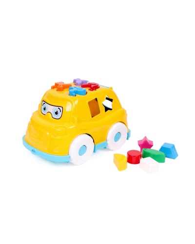 Сортер «Автобус» з 10 геометричних форм, у пакеті 33,5х25,5х50 см, ТМ Технок