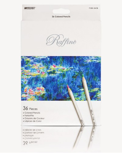 Олівці «Reffine» шестигранні на 36 кольорів, ТМ Marco