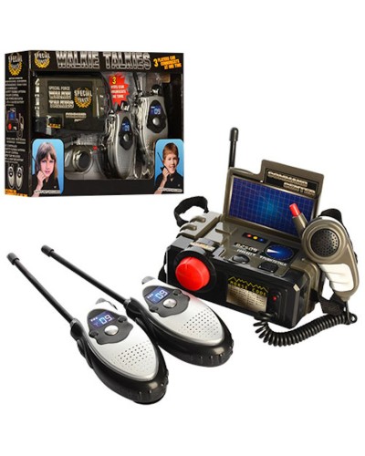 Рація 24 см зі станцією та звуком, на батарейці, у коробці 29х21х7 см