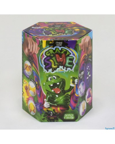 Слайм «Crazy Slime», у банці 12х10х14 см, ТМ Данко Тойс