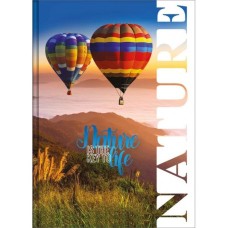 Блокнот «Природа» А5 на 96 аркушів у клітинку з твердою ламінованою обкладинкою, в асортименті, ТМ Рюкзачок