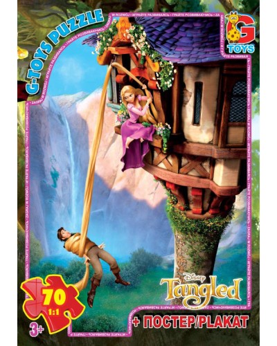 Пазли 70 елементів «Рапунцель» ТМ G-Toys