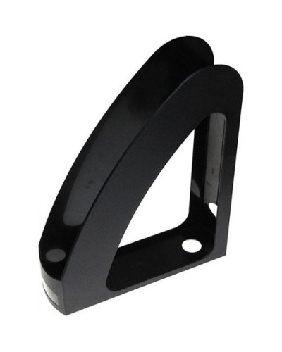 Лоток «Райдуга» вертикальний пластиковий з передньою стінкою чорний, 300х230х80 мм, ТМ Economix