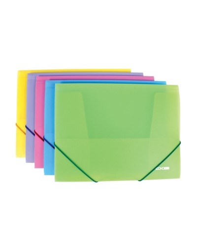 Папка A4 на гумках фактура «глянець», в асортименті, ТМ Economix