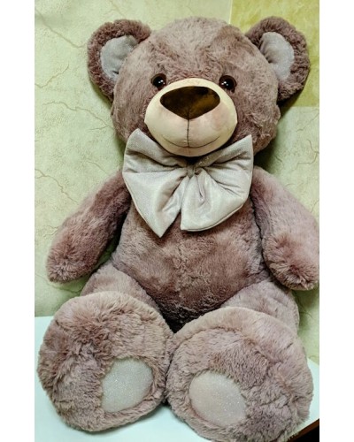 М`яка іграшка «Ведмедик Бублик 3» 120 см, пудровий, ПП Копиця