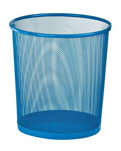 Кошик круглий, металевий, синій, 26,5х26,5х28 см, ZiBi