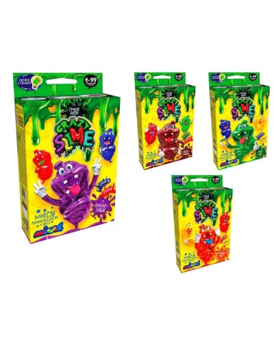 Слайм «Crazy Slime» міні, в асортименті, у коробці 15х9х5 см, ТМ Данко Тойс