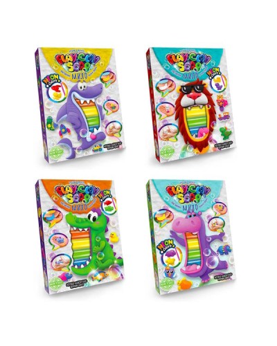 Набір пластилінового мила «PLAY CLAY SOAP» у коробці 18х13х3 см, в асортименті, ТМ Данко Тойс