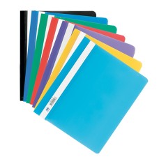 Папка-швидкозшивач з прозорим верхом А5 без перфорації, в асортименті, ТМ Buromax