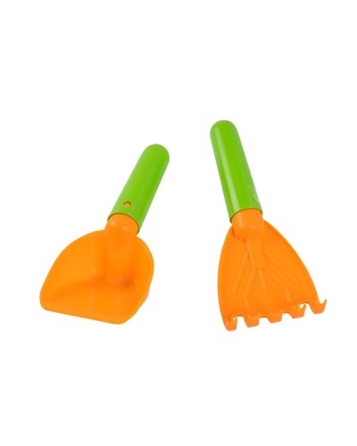 Набір для піску, лопатка і граблі, довжина 18.5 см, ТМ Тигрес