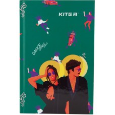 Блокнот «Школа» А6 на 80 аркушів у клітинку з твердою ламінованою обкладинкою, ТМ Kite