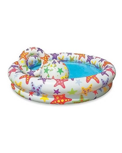 Басейн дитячий Intex Коло з набором 122х25 см