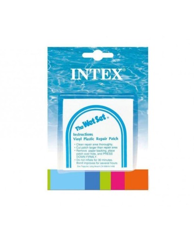 Ремкомплект «Латка» 6 шт розміром 7х7 см, на планшетці 11х16 см, ТМ Intex