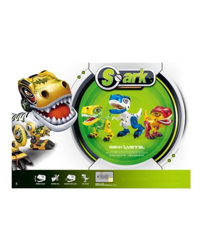 Робот «Динозавр» зі світлом, звуком та рухомими елементами, на батарейці, в асортименті, у коробці 18х14х17см