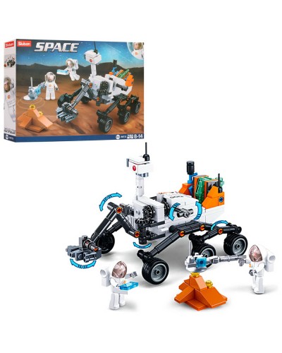 Конструктор «Марсохід» на 288 деталей та 2 фігурки, у коробці 33х24х5,5 см, SLUBAN
