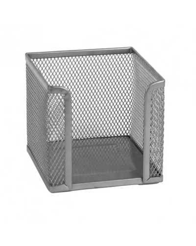 Бокс для паперу 100х100х100 мм, металевий, срібний, ТМ Leader