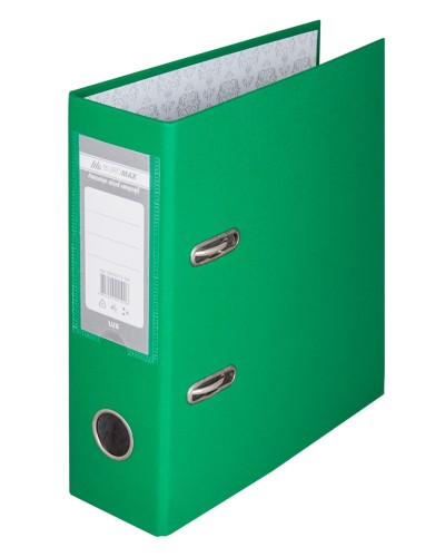Папка-реєстратор А5 одностороння збірна 70 мм PP зелена ТМ Buromax