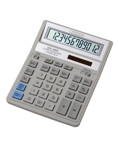 Калькулятор «CITIZEN» 16х20 см, SDC-888XWH