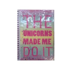 Блокнот А5 на 80 аркушів у лінію на спіралі збоку з платиковою обкладинкою, ТМ J.Otten