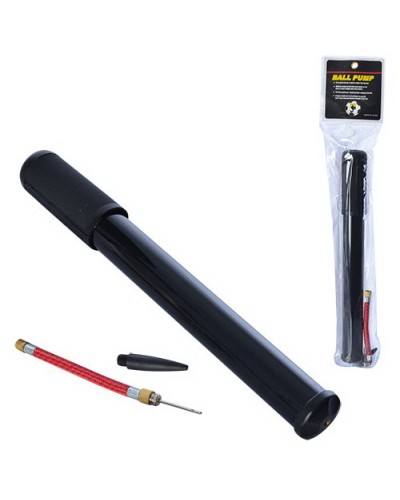 Насос 29 см, ручний пластиковий з голкою для накачування м'ячів, у пакеті 9х41х3 см