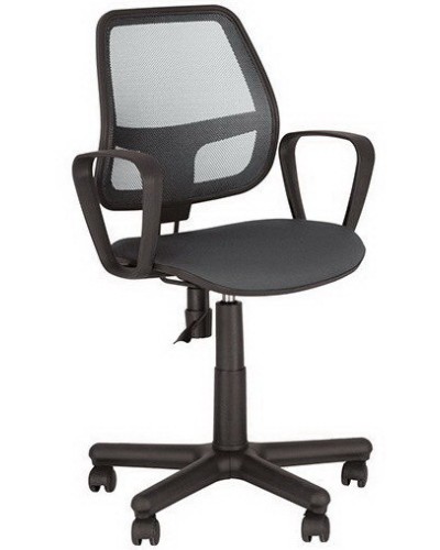 Крісло поворотне «Alfa» чорне, Новий Стиль