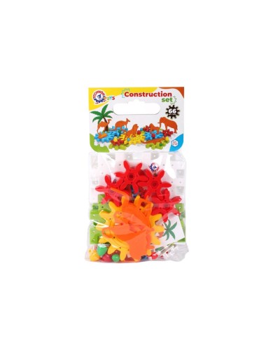 Конструктор на 66 деталей, у пакеті, ТМ Технок