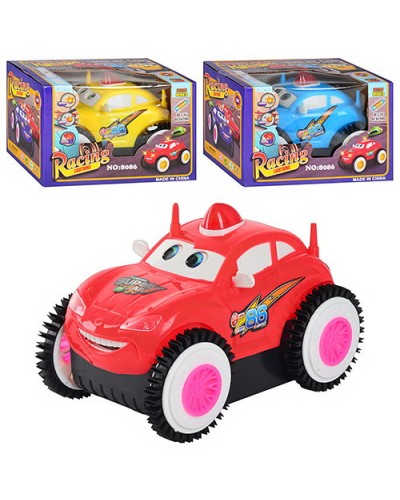 Перевертиш 18 см з музикою та світлом, рухає очима, на батарейці, в асортименті, у коробці 18х12х11,5 см