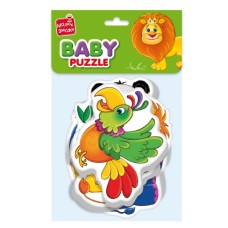 Пазли м`які «Зоопарк» з 18 елементів, у пакеті 16х26 см, ТМ Vlady Toys