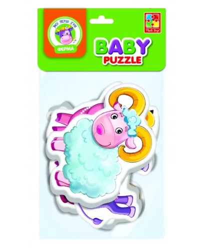 Пазли «Ферма», у пакеті 16х2х27 см, ТМ Vladi Toys