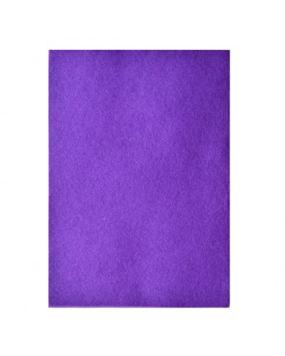 Фетр 21х30 см товщиною 1,2 мм 10 аркушів, пурпурний, Santi
