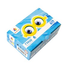 Фарби гуашеві «Малята» на 6 кольорів по 10 мл, Гамма-Н