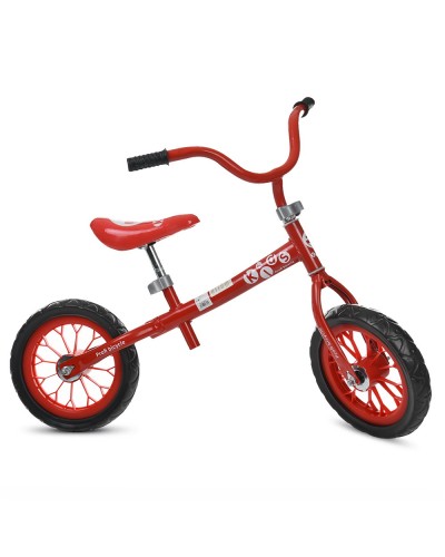 Велобіг на металевій рамі з колесами з EVA 12 дюймів, червоний, у коробці