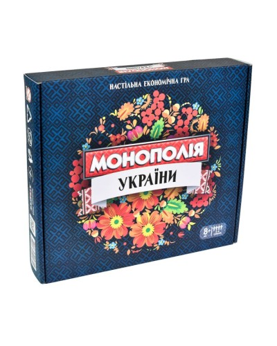 Гра настільна «Монополія України» у коробці 33,5х29,3х5,7 см, ТМ Strateg