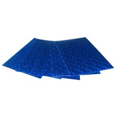 Фоаміран A4 товщиною 1,8 мм 5 аркушів, голографічний синій, ТМ Мандарин