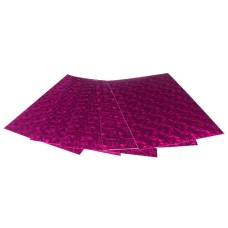 Фоаміран A4 товщиною 1,8 мм 5 аркушів, голографічний фіолетовий, ТМ Мандарин