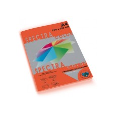 Папір кольоровий А4 100 аркушів 160 г/м2, інтенсив червоний, SPECTRА COLOR