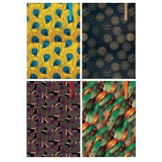 Блокнот «Pattern styl» А5 на 160 аркушів у лінію з твердою ламінованою обкладинкою, в асортименті, ТМ Рюкзачок