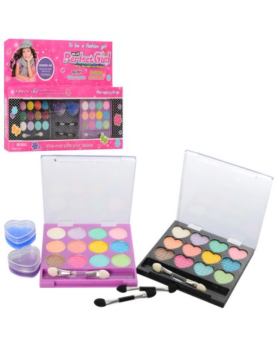 Дитяча косметика: тіні, помада, пензлики, в асортименті, у коробці 32,5х23,5х3,5 см